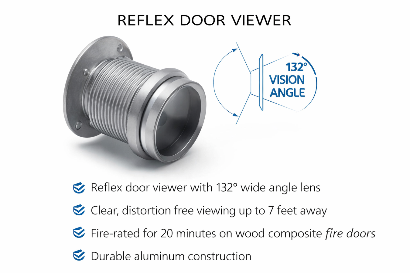 Canaropa door viewers collection –ateur wide-angle door viewers and peepholes for residential and commercial doors