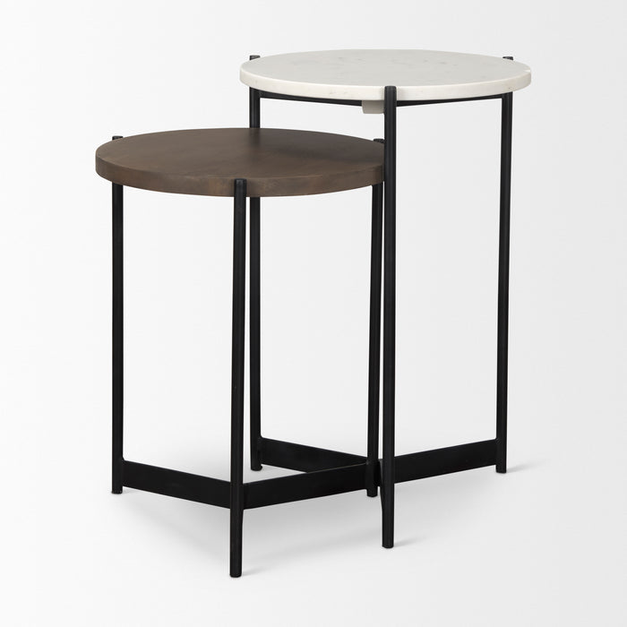 Table d'appoint en marbre Danica de Renwil