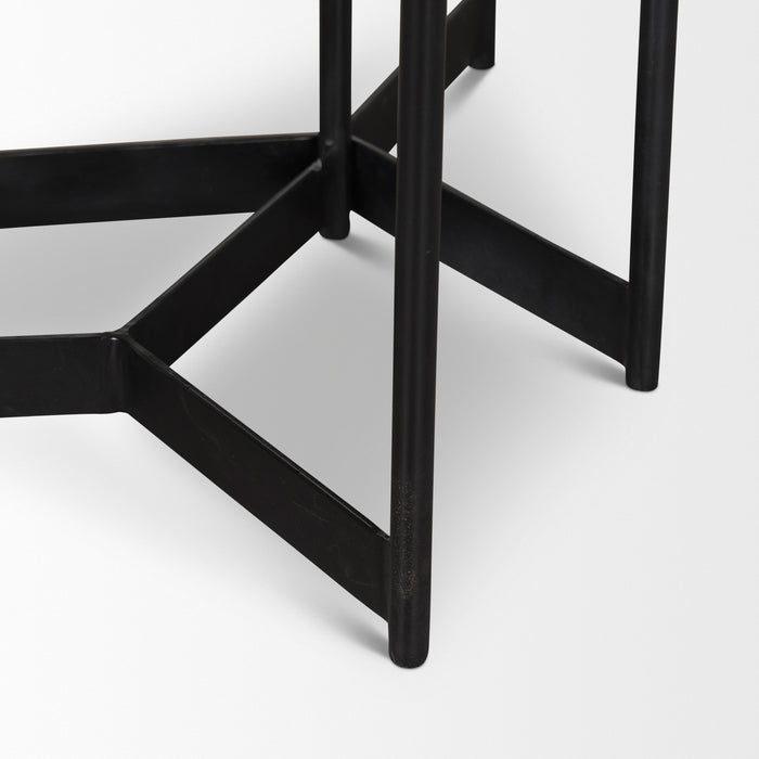 Table d'appoint en marbre Danica de Renwil