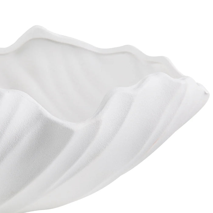 Darius Matte White Ceramic Decorative Bowl
