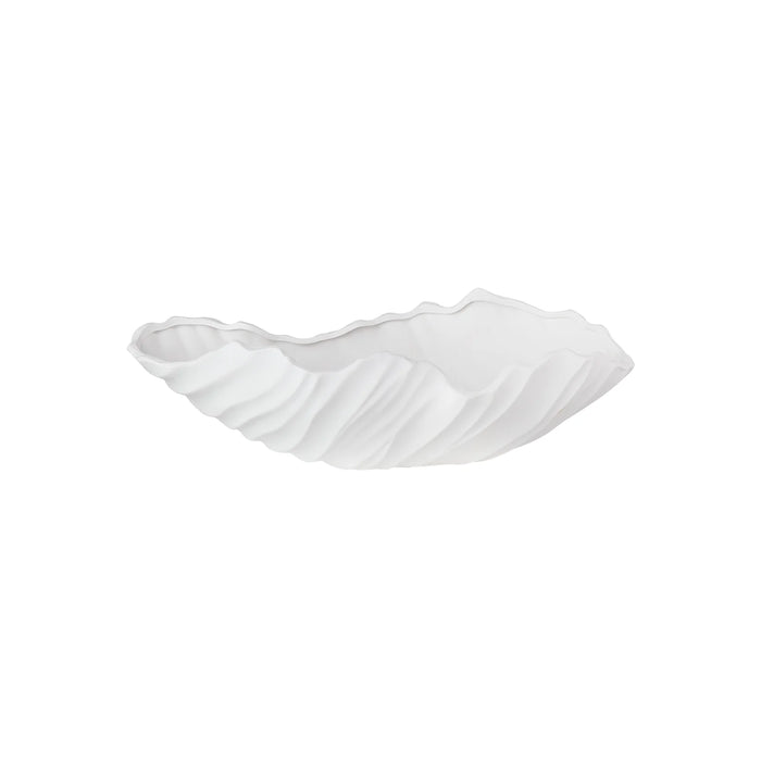 Darius Matte White Ceramic Decorative Bowl