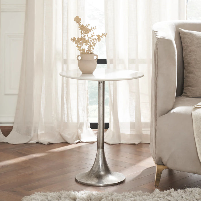 Renwil Eloa Marble Side Table