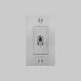 Buster + Punch 1-Gang Toggle Switch – Cross - Steel / With Logo - 1G Toggle
