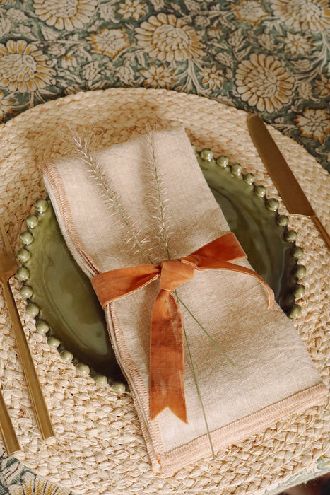 Merida Stoneware Salad Plates, Green | Set of 4