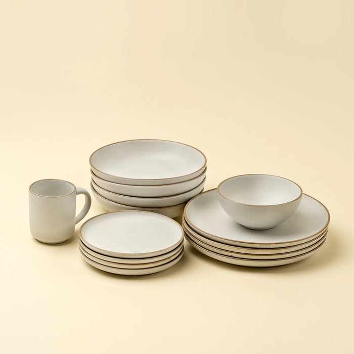 Indaba’s Rowe Stoneware Pasta Bowls, Ivory | Set of 4