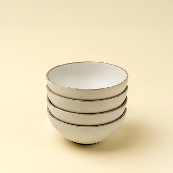 Indaba’s Rowe Small Stoneware Bowls, Ivory | Set of 4