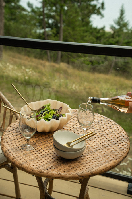 Indaba’s Rowe Small Stoneware Bowls, Ivory | Set of 4