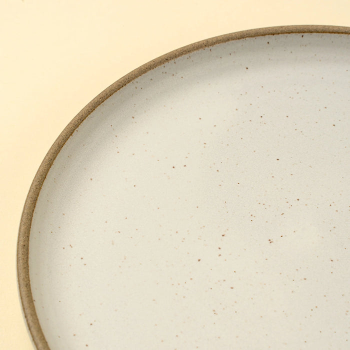 Indaba’s Rowe Small Stoneware Plates, Ivory | Set of 4