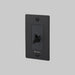 Buster + Punch 1-Gang Toggle Switch – Linear - Black / With Logo - 1G Toggle