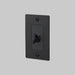 Buster + Punch 1-Gang Toggle Switch – Linear - Black / Without Logo - 1G Toggle
