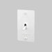 Buster + Punch 1-Gang Toggle Switch – Linear - White / With Logo - 1G Toggle