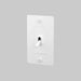 Buster + Punch 1-Gang Toggle Switch – Linear - White / Without Logo - 1G Toggle