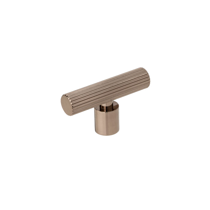 Richelieu 9730 Modern Metal Knob - Shiny Oriental Bronze - Cabinet Knob