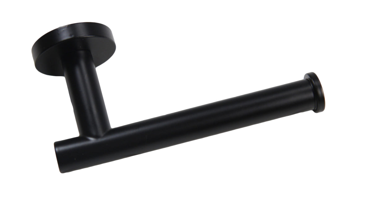 Distributeur de papier toilette simple Frost 1131 à montage en surface, noir mat