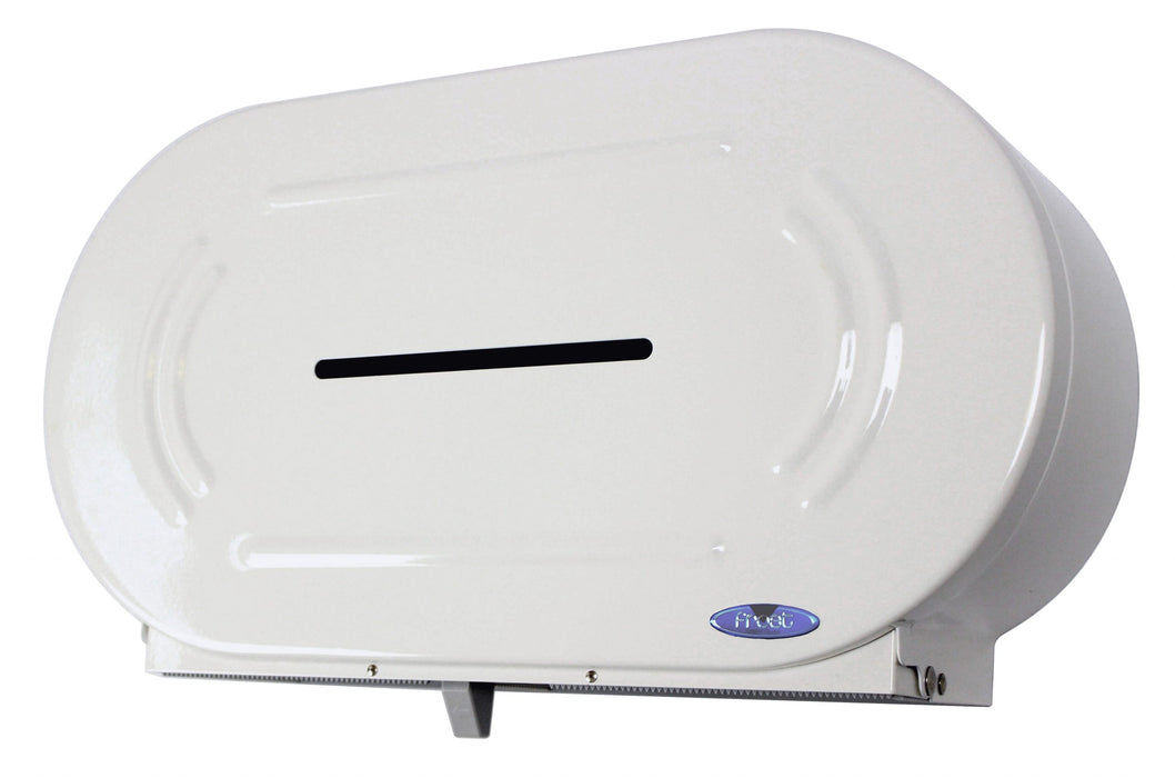 Distributeur double de papier toilette Jumbo universel Frost 170, blanc