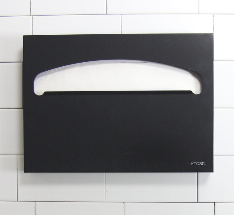 Distributeur de couvre-siège de toilette Frost 199-BLK, noir