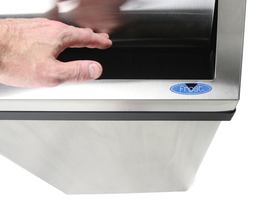 Corbeille murale Frost 303, acier inoxydable