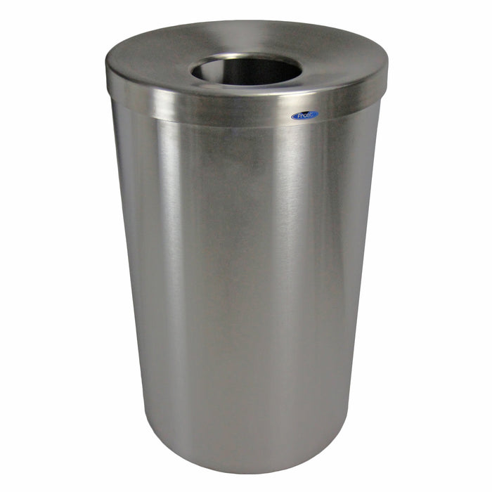 Corbeille de déchets pour hall d'entrée en acier inoxydable 310 Frost