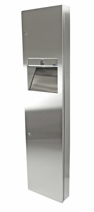 Distributeur et poubelle combinés en acier inoxydable Frost 400