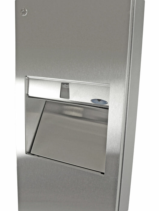 Distributeur et poubelle combinés en acier inoxydable Frost 400