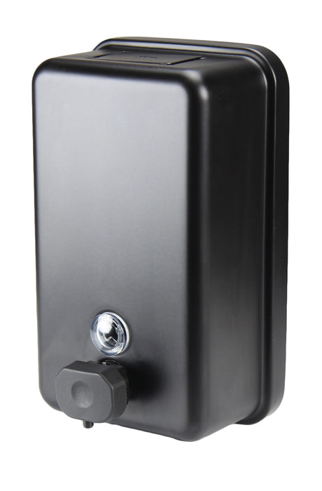 Distributeur universel de savon liquide Frost 708-BLK de type réservoir, noir mat