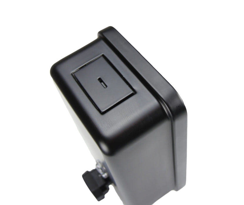 Distributeur universel de savon liquide Frost 708-BLK de type réservoir, noir mat