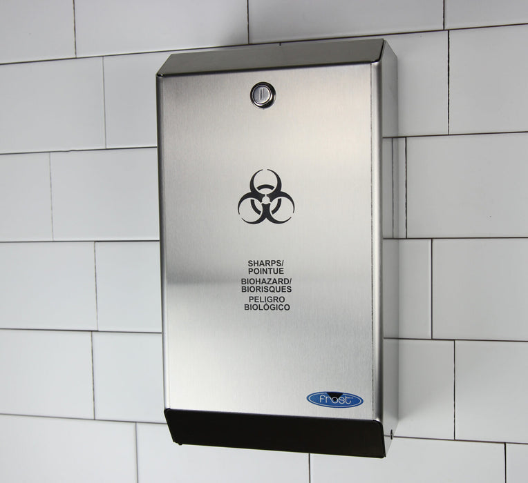 Conteneur pour objets tranchants Frost 878, acier inoxydable