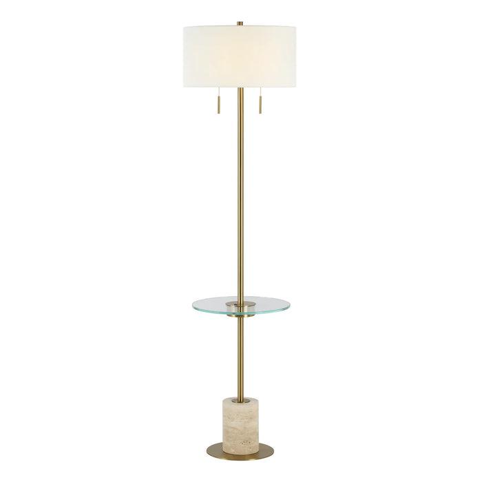 Lampadaire Crimsom de Renwil – Crème et ivoire