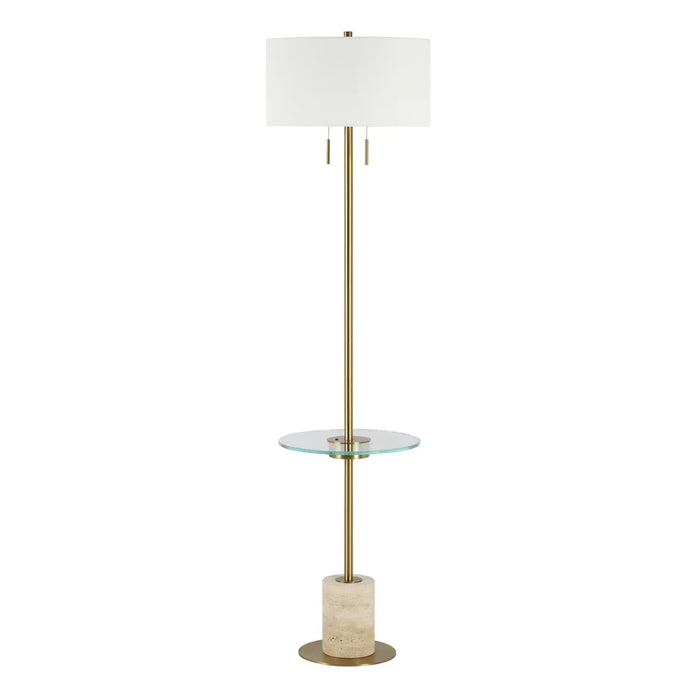 Lampadaire Crimsom de Renwil – Crème et ivoire