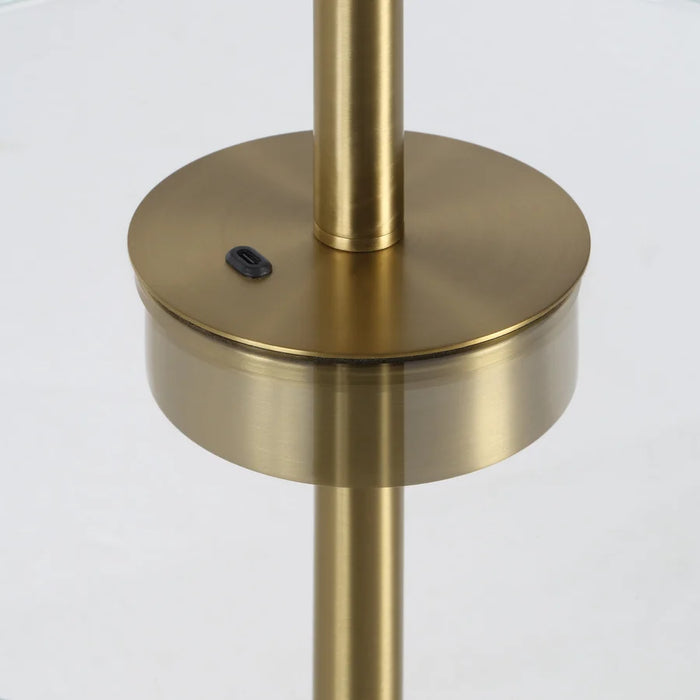 Lampadaire Crimsom de Renwil – Crème et ivoire