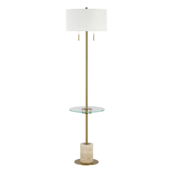 Lampadaire Crimsom de Renwil – Crème et ivoire