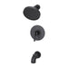 Contempra 1-Handle Tub & Shower Trim - Matte Black - Tub & Shower Trim