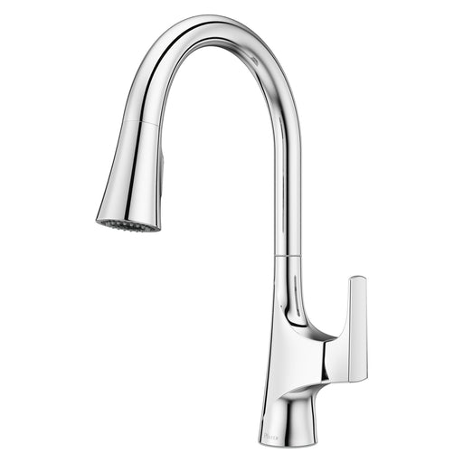 Norden 1-Handle Pull-Down Kitchen Faucet - Polished Chrome - Pull-Down