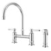 Port Haven 2-Handle Bridge Kitchen Faucet - Polished Chrome - Bridge
