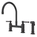 Port Haven 2-Handle Bridge Kitchen Faucet - Bronze - Bridge