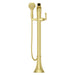 Rhen Free-Standing Tub Filler - Brushed Gold - Tub Filler