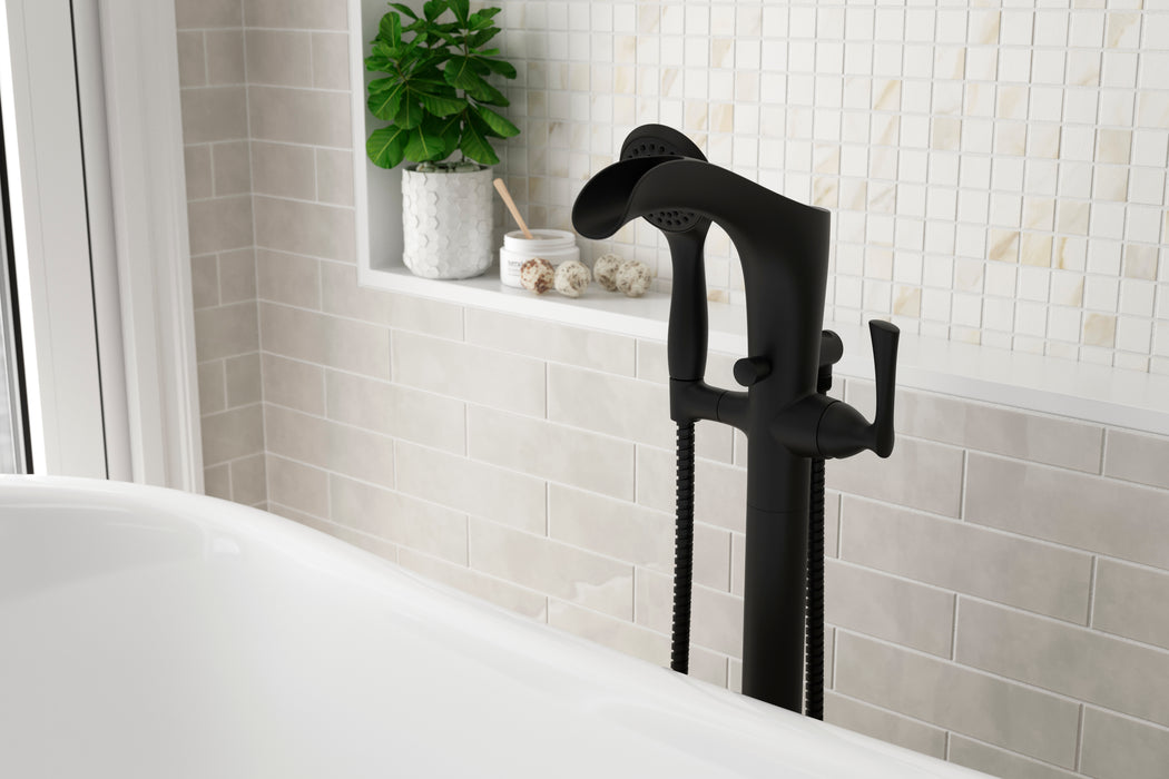 Rhen Free-Standing Tub Filler - Tub Filler