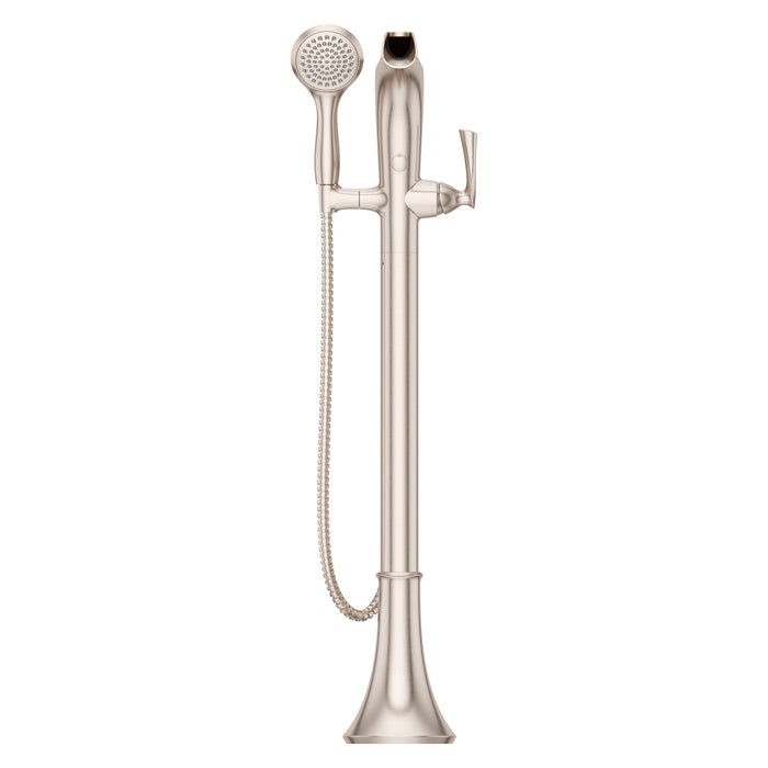 Rhen Free-Standing Tub Filler - Brushed Nickel - Tub Filler