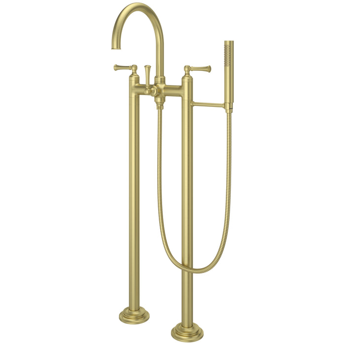 Tisbury Free-Standing Tub Filler - Brushed Gold - Tub Filler