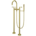 Tisbury Free-Standing Tub Filler - Brushed Gold - Tub Filler