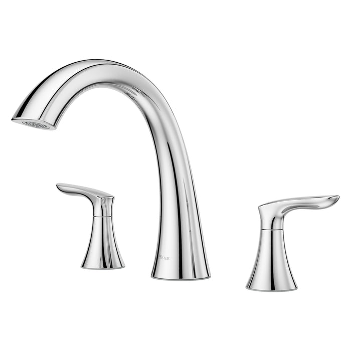 Weller 2-Handle Roman Tub Faucet - Polished Chrome - Tub Faucet