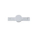 2295 Wardrobe Knob with Backplate - Wardrobe Knob