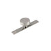 2295 Wardrobe Knob with Backplate - Brushed Nickel - Wardrobe Knob