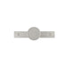 2295 Wardrobe Knob with Backplate - Wardrobe Knob