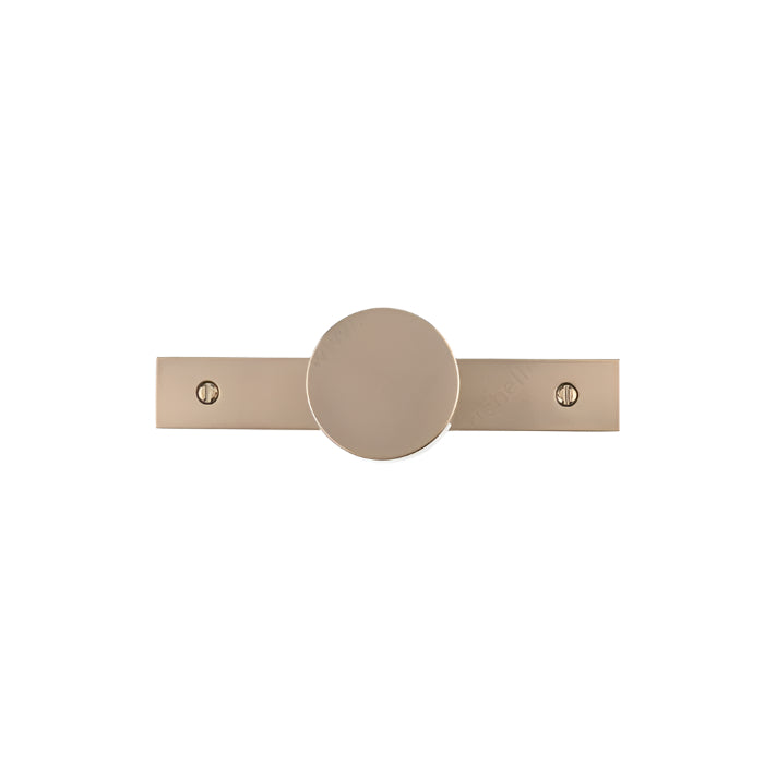 2295 Wardrobe Knob with Backplate - Wardrobe Knob