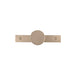 2295 Wardrobe Knob with Backplate - Wardrobe Knob