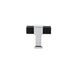 8747 Modern Metal T-Knob - T-Knob