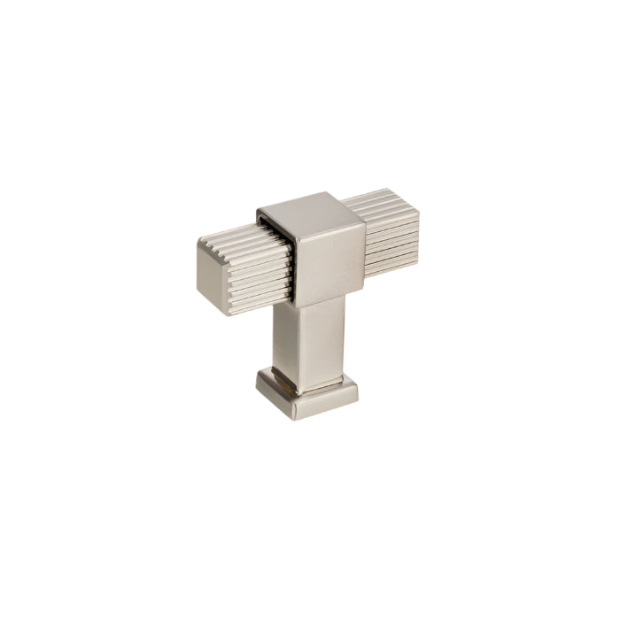 8747 Modern Metal T-Knob - Brushed Nickel - T-Knob