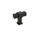 8747 Modern Metal T-Knob - Matte Black - T-Knob
