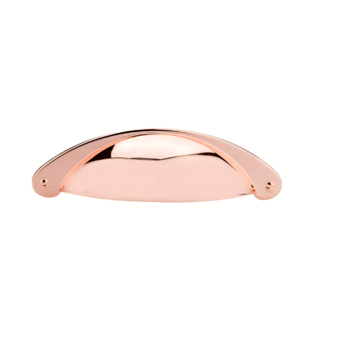8233 Traditional Metal Cup Pull - Polished Copper / 4’’ - Cup Pull